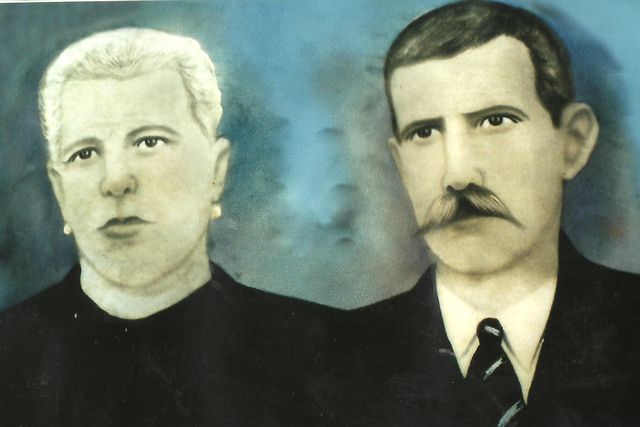 Sabina e Francesco Bevilacqua (bisavós maternos de Aninha Caligiuri)